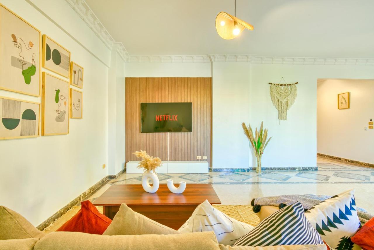Elegant Cairo Apartment near Cairo Festival City Exterior foto