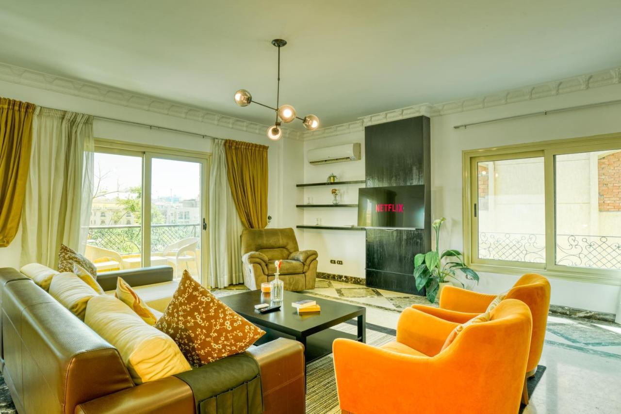 Elegant Cairo Apartment near Cairo Festival City Exterior foto